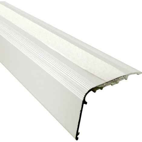 NEZ DE MARCHE AVEC BANDE ANTIDÉRAPANTE PHOSPHORESCENTE - ANODISÉ ARGENT LG 1000MM HOMEWELL (1/4)