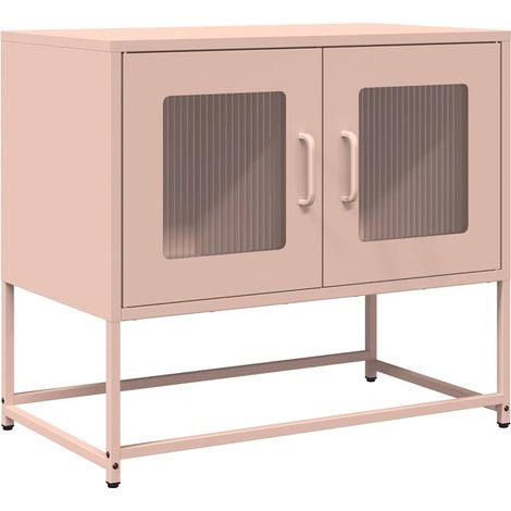 Maison Exclusive - TV-Schrank Rosa 68x39x60,5 cm Kaltgewalzter St