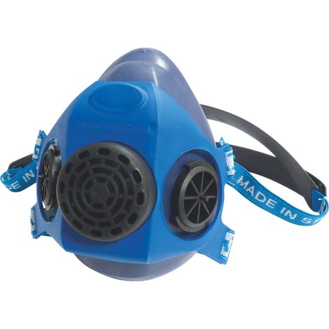 Masque de protection Climax 757 S noir bleu caoutchouc
