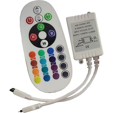 CONTROLLER DIMMERABILE PER STRIP LED RGB corrente max 72 W  - VTAC