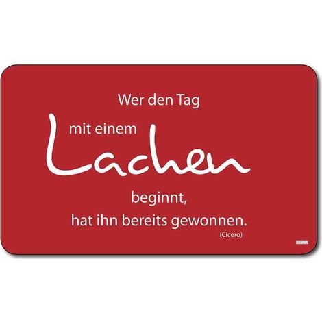 Dekor-Schneidbrett "Lachen" 23,5 x 14 cm, Melamin
