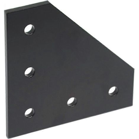 Plaque de jonction pour profilé d'extrusion d'aluminium à fente standard de 6 mm - Cadre d'imprimante 3D type L (1/5)