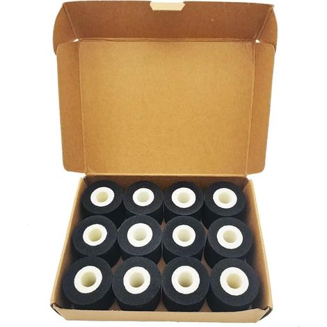 Rouleau d'encre noir for Machine à sceller le codage 36x16mm, 36x32mm, 36x36mm, 36x40mm, 36x35mm, 40x40mm, for codeur de tampons chauds(12pcs 40 x 40mm) (1/5)
