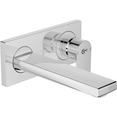 Mezclador de lavabo de pared EDGE kit 2 para montaje final cromado IDEAL STANDARD (1/4)