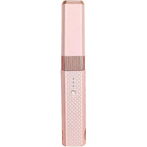 Lisseur et boucleur de cheveux, boucleur portable, mini lisseur de voyage, chauffage rapide et température réglable (rose) (1/5)