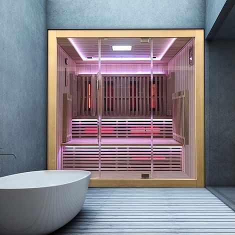 Sauna Infrarouge Boreal® Concept 180 - à Spectre Complet - 180x150x205 (1/5)