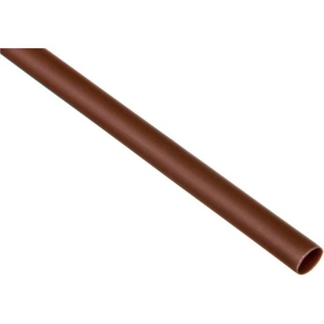 Tubo termorretráctil de pared delgada, secciones de 1 m, CR 3.2/1.6 marrón, 427526 /50 unidades/
