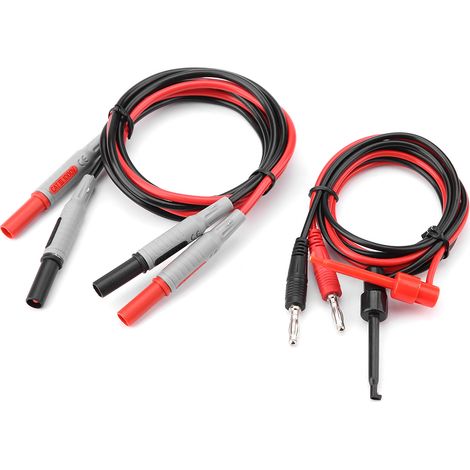 Kit Sondes Multimètre P1600E 15 en 1, Câbles de Test Remplaçables avec Connecteur BNC, Poignées de Mesure pour Électricien, Accessoires de Diagnostic (1/5)