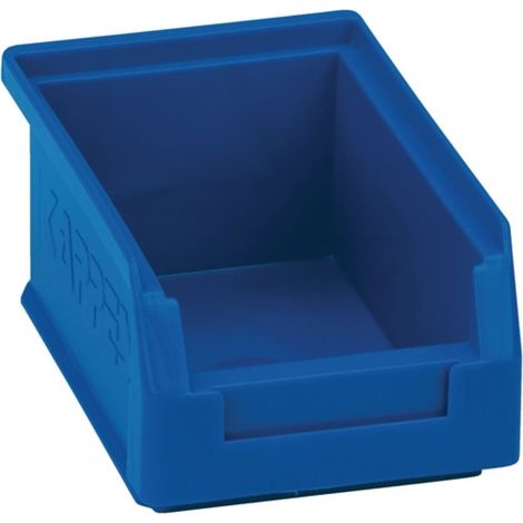 Scatola di stoccaggio trasparente L160xP105xH75mm PE blu (1/4)