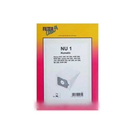 SAC PAPIER X 3 POUR PETIT ELECTROMENAGER NUMATIC - 6905472
