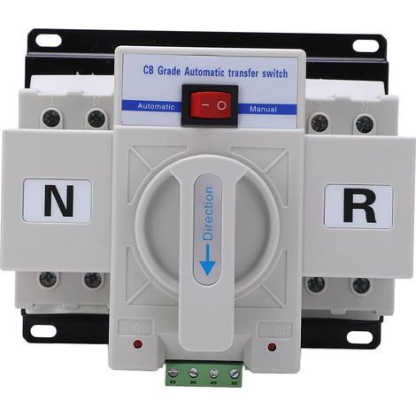 230V 63A 2P Automatic Transfer Switch Dual Power Automatic Transfer Switch Generator Change Switch Dual Power Miniature Circuit Breaker (1/5)