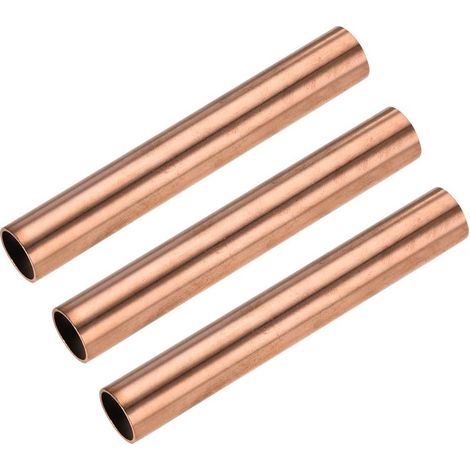 Copper Tube Round 15mm DE 13mm DI 1mm Wall Thickness 10cm L 3 (1/3)