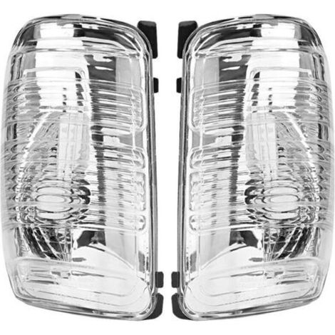 [JAMAIS UTILISÉ]Lentille de Clignotant, Paire de Couvercles en ABS pour Feu de Clignotant Convient pour le Transit à Partir de 2013 OE Gauche 1847387 Droite 1847389