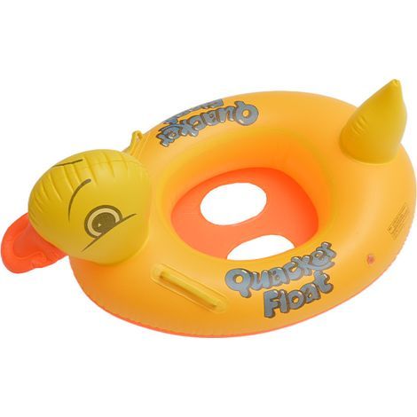 ALLIANDISB Aufblasbarer Babyschwimmring – Niedliche Tiermotive, integrierter Sitz, 0–5 Jahre (1/5)