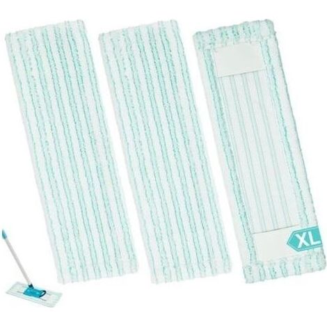 Têtes de Serpillères de Rechange, Serpillères en Microfibre pour Profi XL Micro Duo 50 CM Balais Têtes de Recharge de Vadrouille Chiffon 3 Pièces (1/5)