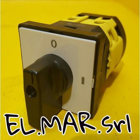 Interruttore Rotativo Tripolare Motore Elettrico Trifase 25 A
