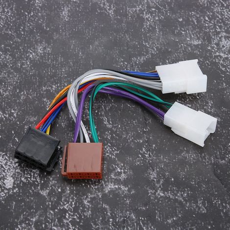 Toyota ISO-Stecker, Autoradio-Kabelbaum, Stereo-Adapterkabel, Autoradio-Steckerleitung, interne Steckverbinder, ISO-Verkabelungssatz für Toyota (1/5)