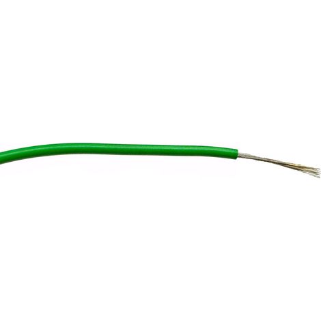 Fil électrique RS PRO BS4808 0,5 mm² 20 AWG, 1 kV c.a., PVC Vert, 100m ( Prix pour Bobine de 100 )