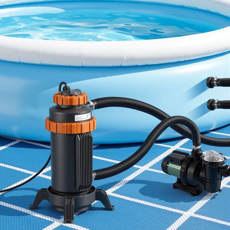 Jiubiaz Riscaldamento piscina Riscaldamento piscina 3 kW Scambiatore di calore Riscaldamento piscina per piscine
