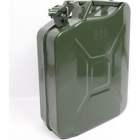 Amerikanisches Ölfass, 20 Liter tragbares Benzinfass, verdickter Druckdeckel, Metallfass, Entenschnabel-Benzinfass (1/2)