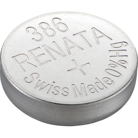 BATTERIA a BOTTONE all'ossido d'argento 386 RENATA