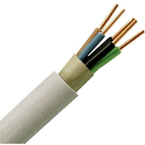 Kopp - Feuchtraumleitung,mAntelleitung NYM-J 5Gx2,5mm², 5-adrig, 10m Ring, grau - 153210846 (1/3)