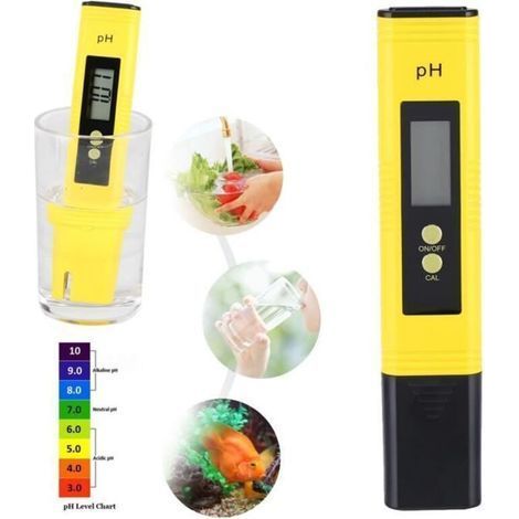 pH-Tester - Digital - Tragbares pH-Meter - LCD-Bildschirm - Wasserdicht - Automatische Kalibrierung (1/4)