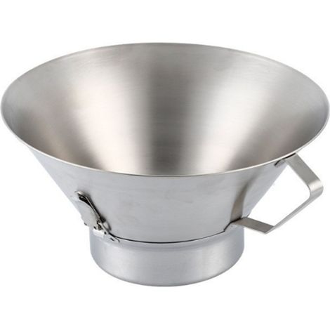Passoire à frites en acier inoxydable 304 avec récupérateur d'huile, idéale pour la cuisine domestique et professionnelle. (1/4)