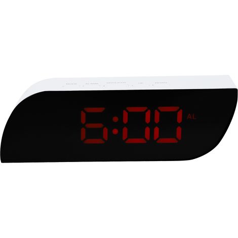 Réveil numérique LED, format 12/24 heures, luminosité réglable, GHY-0801, rouge (1/5)