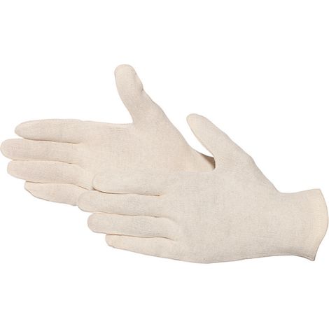 JAH Arbeitshandschuh 5-Finger BW-Natur, Gr. 10 12 Stk