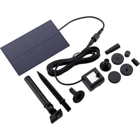 Solar Wasserpumpe Gartenbrunnen mit Kunststoff und