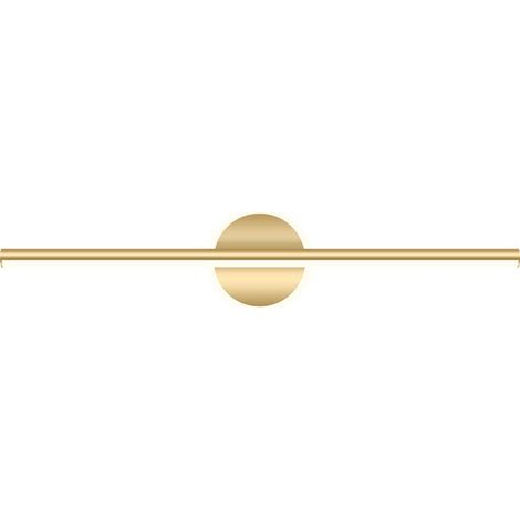 Lampe LED pour miroir de salle de bain, lampe de vanité moderne, lampe de vanité de salle de bain, lampe murale de vanité de baignoire en métal doré, 40 x 13 x 6 cm, lumière blanche 10 W