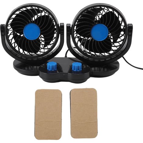 360° Doppel-Autolüfter – 12V Rotationskühler für den Fahrzeuginnenraum (1/5)