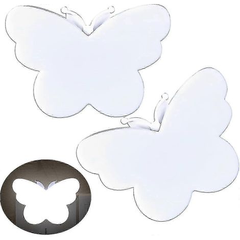 Veilleuse papillon à brancher sur une prise murale, veilleuse intelligente à capteur crépusculaire automatique, convient pour le salon, la chambre, la salle de bain, la cuisine, le couloir ou le dorto (1/5)
