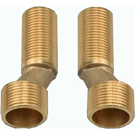 Rubinetto per vasca-doccia con connessione sfalsata – Ottone resistente alla corrosione – Braccio oscillante regolabile – Da G1/2 a G3/4 (1/3)