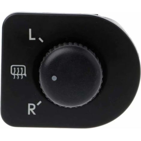 Bardusch-Interrupteur de rétroviseur latéral Interrupteur à bouton poussoir pour rétroviseurs latéraux Bouton de réglage Interrupteur de commande rétroviseur 1J1959565F Compatible avec Passat B5 Jetta (1/5)