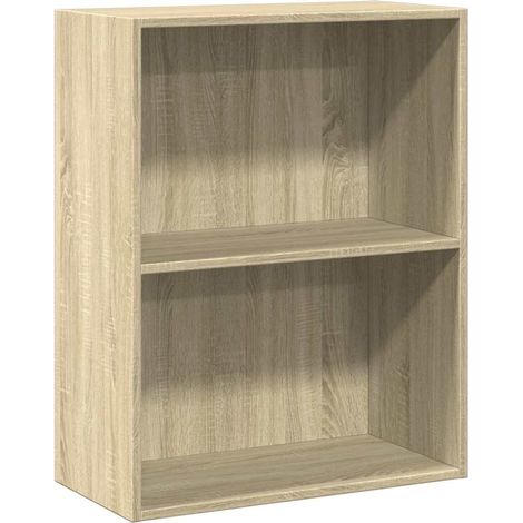 Maison Exclusive - Libreria 2 Ripiani Rovere Sonoma 60x30x76,5cm Legno Multistrato