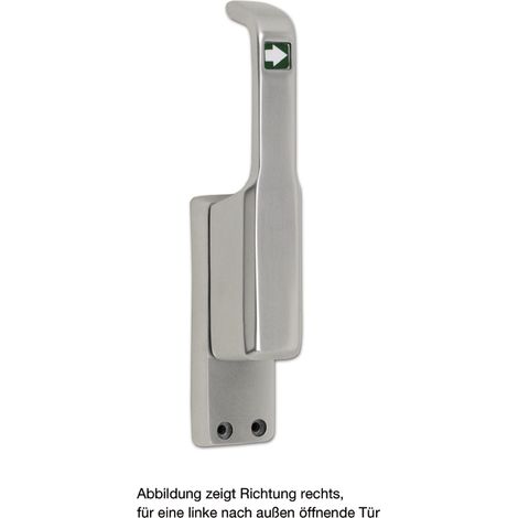 FUHR Türtreibr.980 DIN re.silber elox.LM 23mm Rundstange 10mm - TP980RE (1/3)