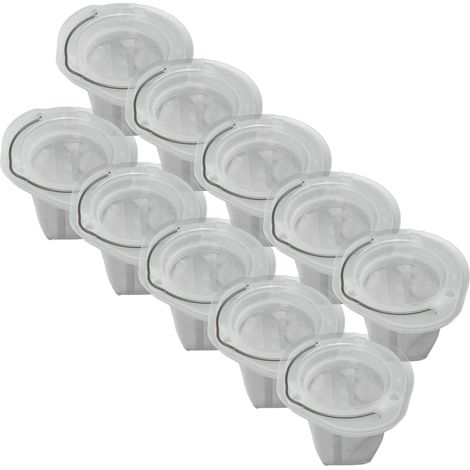 vhbw 10x Staubsaugerfilter Ersatz für Black & Decker N566706, VBFE10 für Staubsauger - Schmutzfilter, Filtereinheit