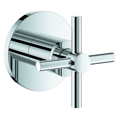 UP-Ventil-Oberbau Atrio 29396 Kreuz-Griff chrom