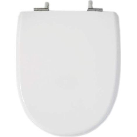 Abattant WC Marly 1 en MDF et PVC – Fixation horizontale – Dimensions 43x36.5x5.4cm – Entraxe 15.5-16cm – Espinosa
