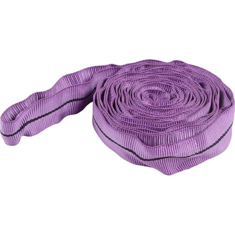 Sangle de levage en polyester violet 1T pour le transport (1/5)