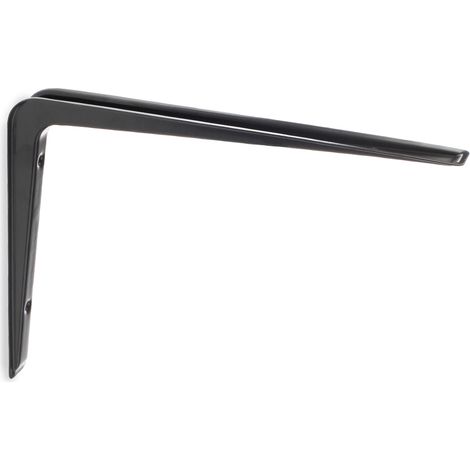 Escuadra para Estantería en Acero negro Medidas 26192272 mm  Sistema de Fijación Atornillado  1 Unidad -