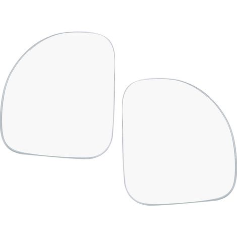 Miroir d'angle mort en forme d'éventail, angle mort réglable à 360 degrés en verre HD pour voitures, camions, SUV, camping-cars (1/5)