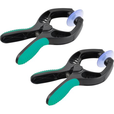 Kit de deux pinces de démontage d'écran LCD avec ventouse puissante, outils professionnels, démontage sécurisé, kit de réparation pour téléphones portables et tablettes. (1/5)