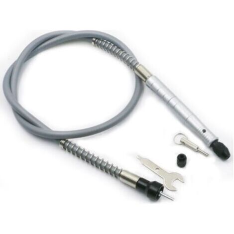 Tige flexible, tige de foret flexible de 3,2 mm/1/8 po pour rallonger et atteindre la longueur, adaptateur d'arbre pour outil multifonction rotatif (1/5)