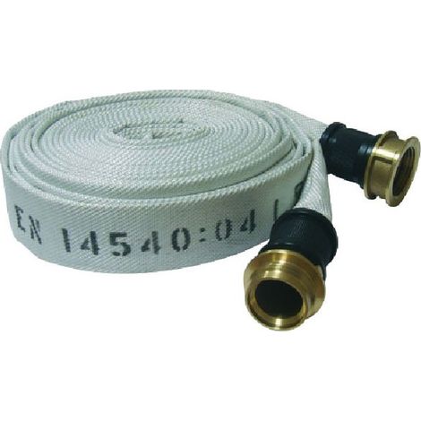 ART.30/A-R Tubazione flessibile bianca DN 45 certificazione UNI-EN 14540 mod. PU con raccordi in ottone - 30 metri 0774TP.030