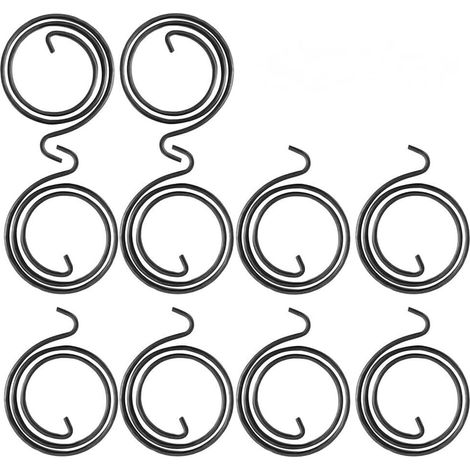 Lot de 10 Ressort de torsion, Acier inoxydable, Diamètre 19mm, Pour poignée de porte, Intérieur