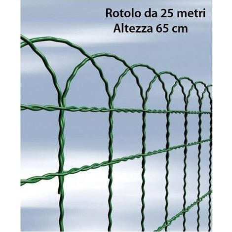 Rete arcoplax acciaio zincato plasticato h.65 - Salone (1/3)