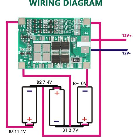 Schutzplatine für 12V 20A Lithiumbatterie in Reihe 3 (1/5)